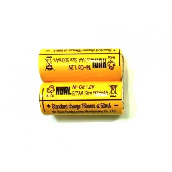 Акумулятор технічний Ni-Cd 500 mAh 2.4 V 5/7 AA
